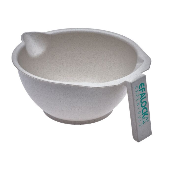 Grüne Färbeschale aus Naturrohstoffen