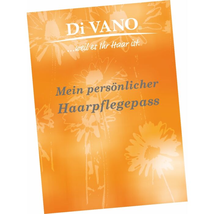DiVANO Haar-Pflegepass Set mit 50 Stück