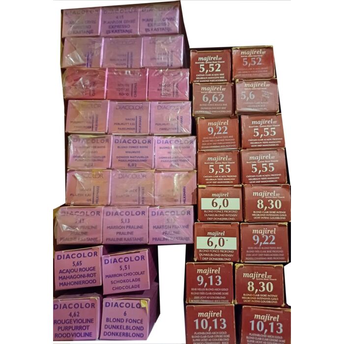 L'Oréal Professionnel 12 Majirel + 25 Diacolor Restposten Haarfarben 