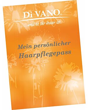 DiVANO Haar-Pflegepass Set mit 50 Stück