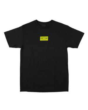 SALON-SHIRT YELLOW Man schwarz - vorn