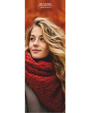 Textilfahne A1 lang 42 x 120 cm DiVANO HERBST