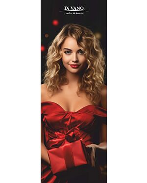 Textilfahne A1 lang 42 x 120 cm DiVANO FROHES FEST