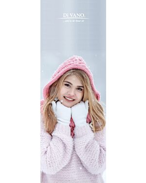 Textilfahne A1 lang 42 x 120 cm DiVANO WINTER