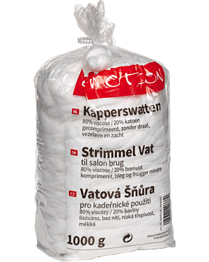 Watteschnur 100 % Baumwolle, extrem saugstark, 1 kg-Beutel