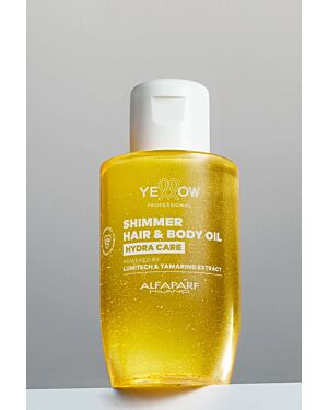 YELLOW HYDRA CARE SHIMMER HAIR & BODY OIL 